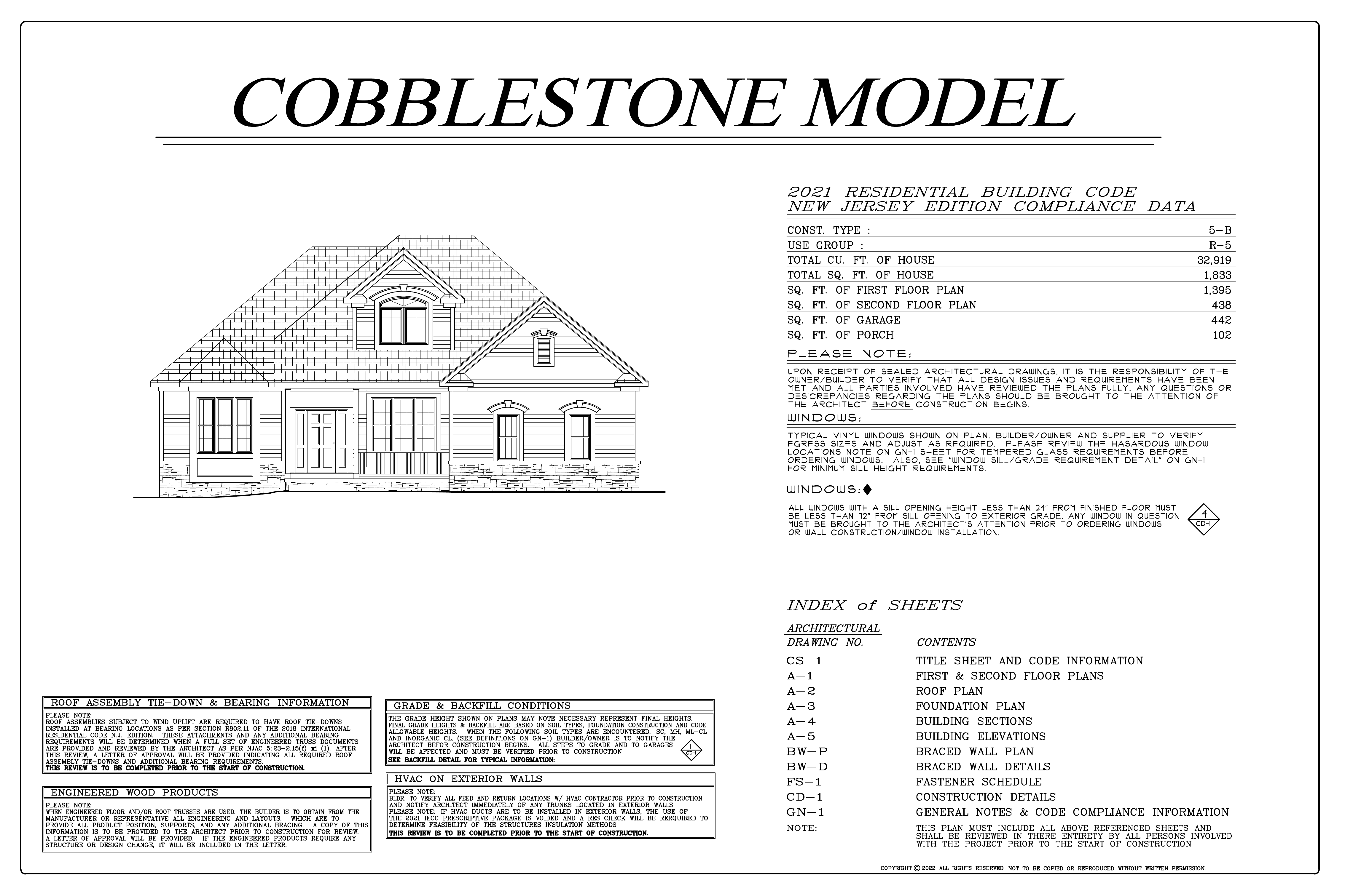 Blueprint reference for 132 S Central Ave in Buena.