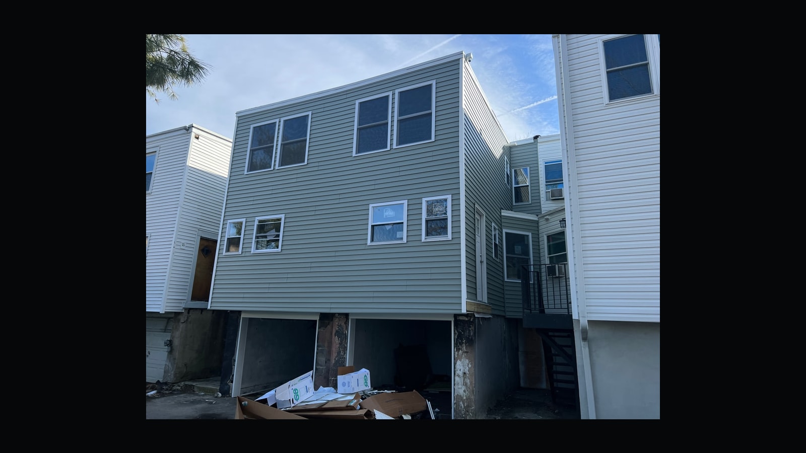 After condition at 47 Bellevue Ter in Collingswood after the structural adaptation.