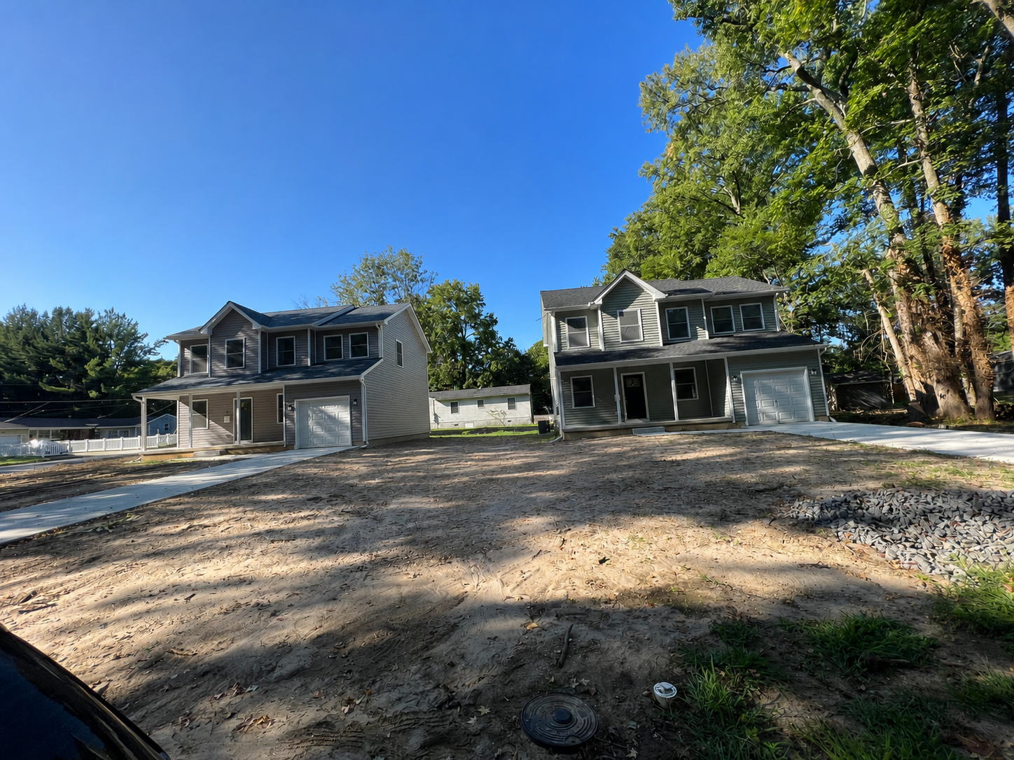 Exterior project photo for the clustered residential work at 66 and 68 Holland St in Lindenwold.